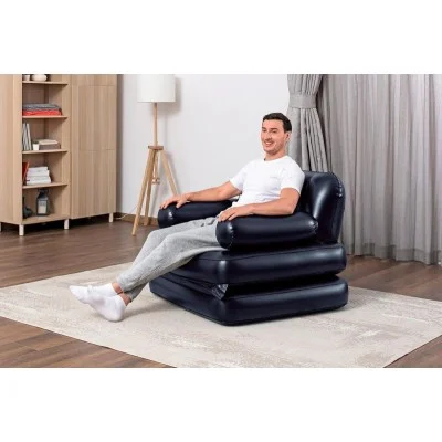 Bestway 1.91m x 97cm x 64cm multi-max 4-in-1 air lounger (couch,repair patch.)